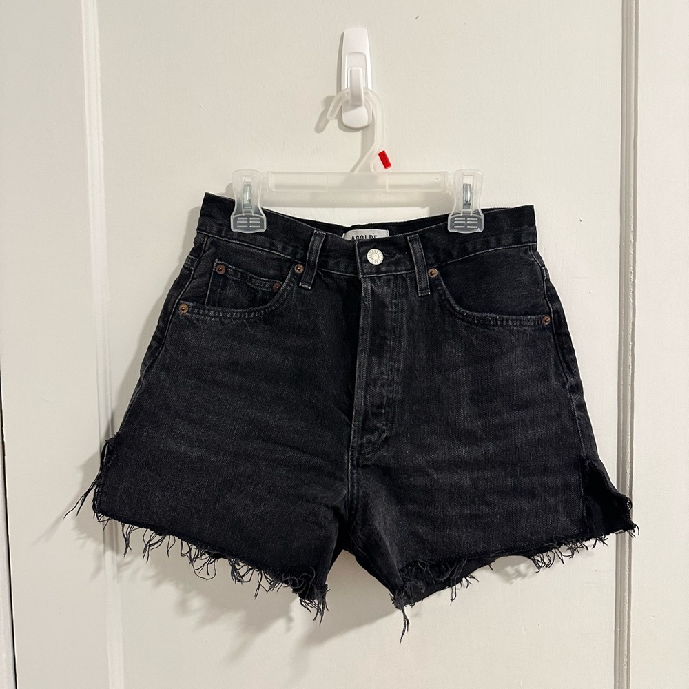 Agolde Dee Black Shorts